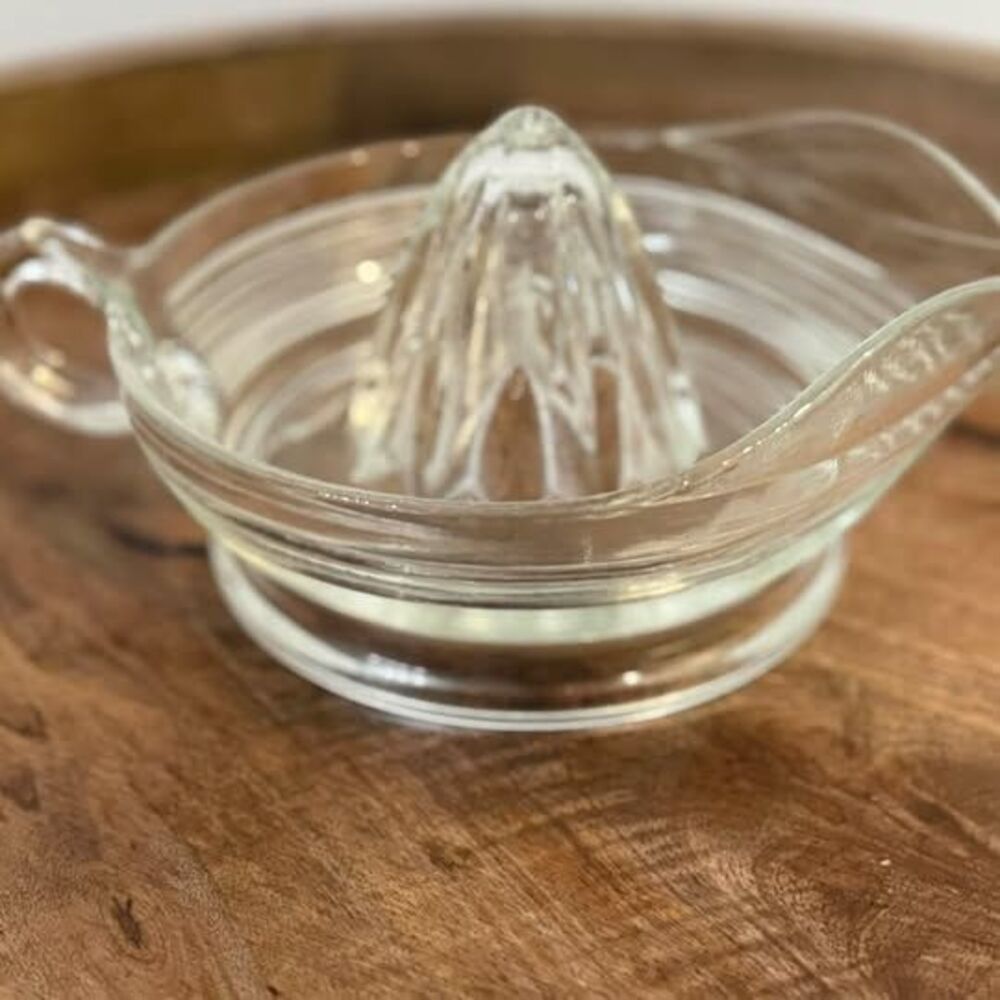 Vintage Glass Citrus Juicer